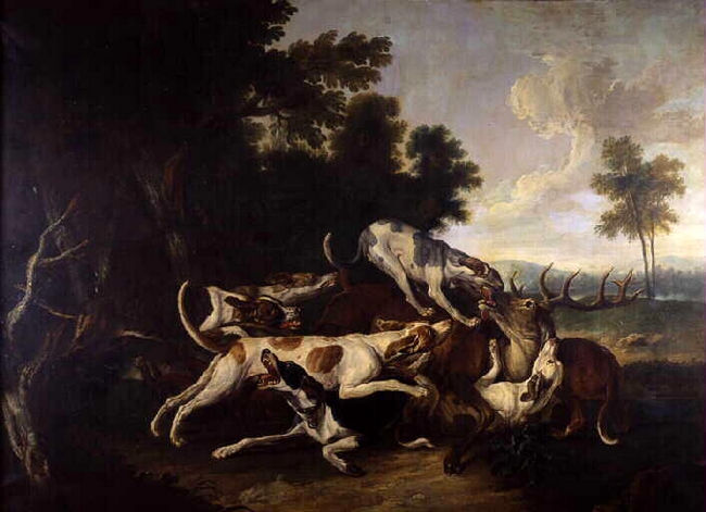 L'Hallali du cerf - 1721 - © Joconde - RMN - Pau, musée des beaux-arts - Patrick Ségura